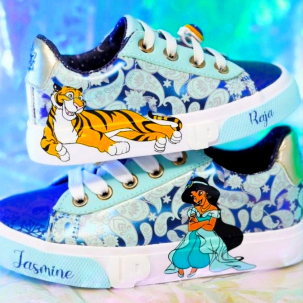 Disney Jasmine and Raja Kids Shoes - Blue and White
